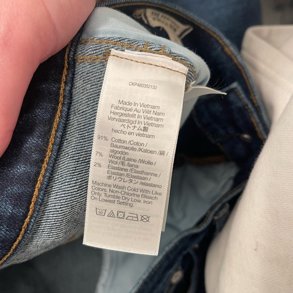 Madewell Women's Deep Indigo Vintage fit Skinny Jeans - Picture 7 of 7